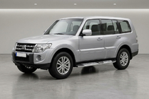 Mitsubishi Pajero Wagon IV 2006–2021 Mevsim Grey bočne stopnice (2 kos, aluminij) fotografija 1
