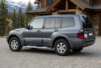 Mitsubishi Pajero Wagon III 1999–2006 Mevsim Grey bočne stopnice (2 kos, aluminij) fotografija 1
