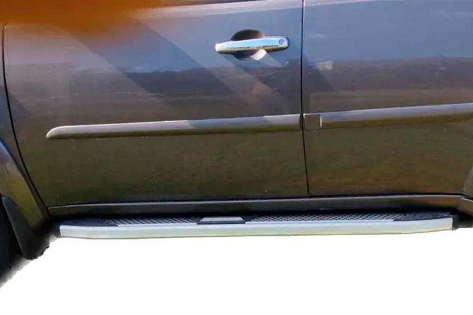 Mitsubishi Pajero Sport 2008–2015 Mevsim Grey bočne stopnice (2 kos, aluminij) Fotografija 9