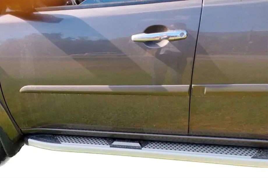 Mitsubishi Pajero Sport 2008–2015 Mevsim Grey bočne stopnice (2 kos, aluminij) Fotografija 10