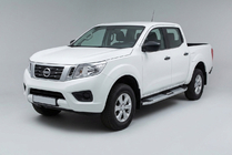Nissan Navara/NP300 2016– Mevsim Grey bočne stopnice (2 kos, aluminij) fotografija 1