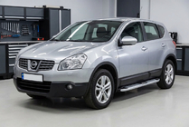 Nissan Qashqai 2007–2010 Mevsim Grey bočne stopnice (2 kos, aluminij) fotografija 1