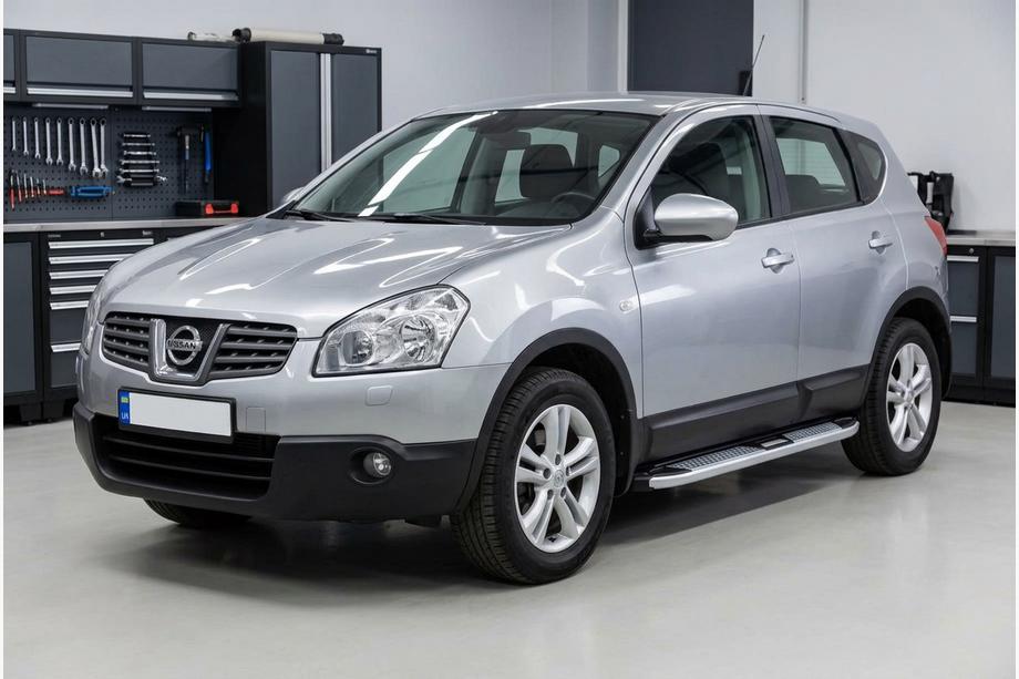 Nissan Qashqai 2007–2010 Mevsim Grey bočne stopnice (2 kos, aluminij) Image