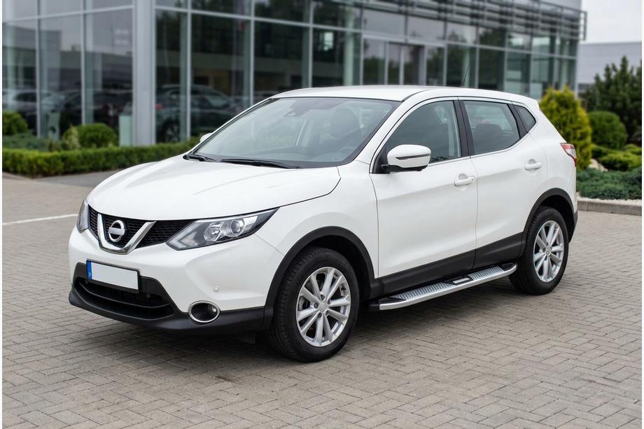 Nissan Qashqai 2014–2021 Mevsim Grey bočne stopnice (2 kos, aluminij) Image