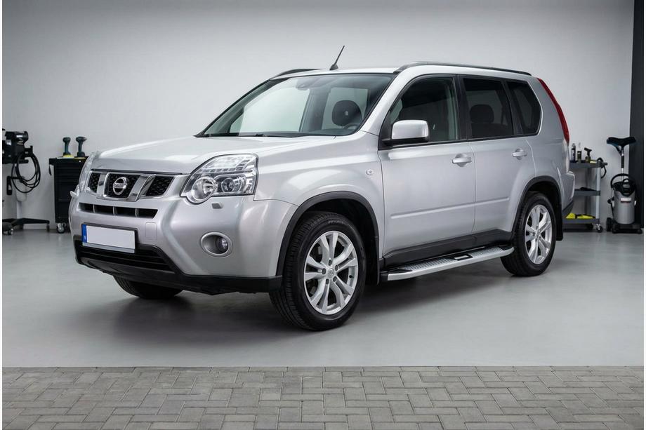 Nissan X-trail T31 2007–2014 Mevsim Grey bočne stopnice (2 kos, aluminij) Image