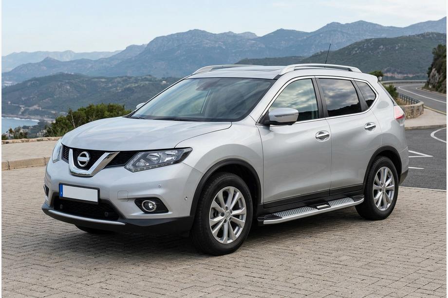 Nissan X-trail T32/Rogue 2014–2021 Mevsim Grey bočne stopnice (2 kos, aluminij) Fotografija 1