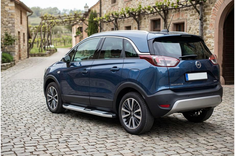 Opel Crossland X 2017–2024 Mevsim Grey bočne stopnice (2 kos, aluminij) Image