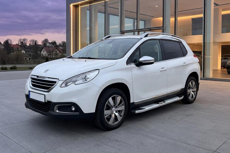Peugeot 3008 2008–2016 Mevsim Grey bočne stopnice (2 kos, aluminij) Image