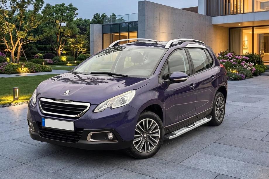 Peugeot 2008 2013–2019 Mevsim Grey bočne stopnice (2 kos, aluminij) Image