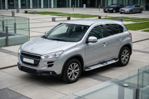 Peugeot 4008 2012–2017 Mevsim Grey bočne stopnice (2 kos, aluminij) fotografija 1