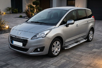 Peugeot 5008 2009–2016 Mevsim Grey bočne stopnice (2 kos, aluminij) fotografija 1