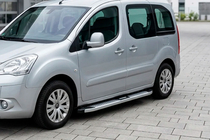 Peugeot Partner Tepee 2008–2018 Mevsim Grey bočne stopnice (2 kos, aluminij) fotografija 1