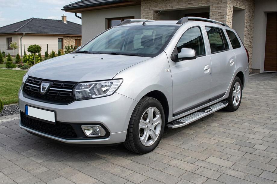 Renault Logan MCV 2013–2022 Mevsim Grey bočne stopnice (2 kos, aluminij) Image