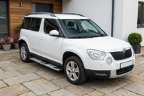 Skoda Yeti 2009–2017 Mevsim Grey bočne stopnice (2 kos, aluminij) fotografija 1