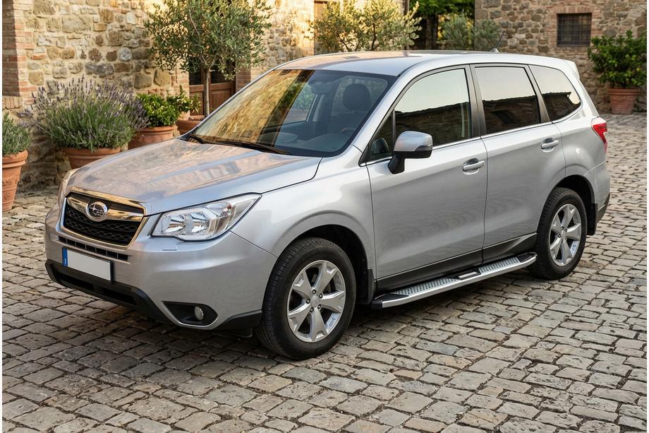 Subaru Forester 2013–2018 Mevsim Grey bočne stopnice (2 kos, aluminij) Image