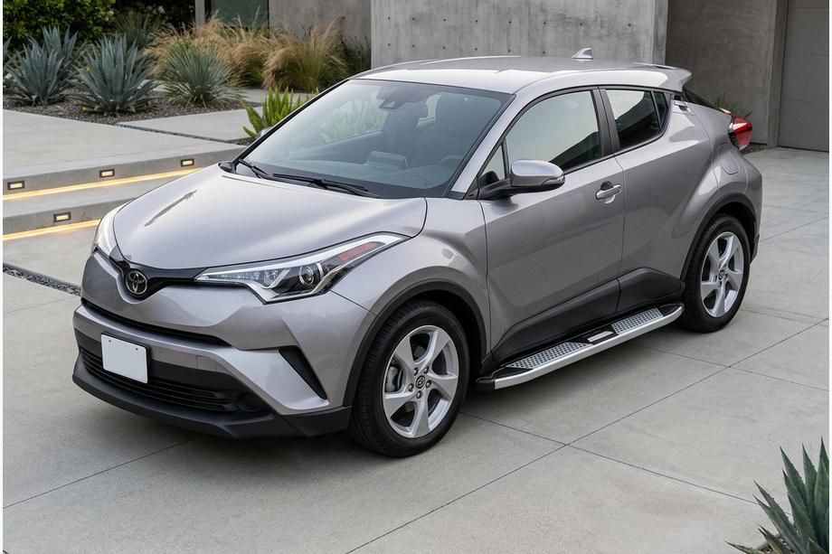 Toyota C-HR 2016–2023 Mevsim Grey bočne stopnice (2 kos, aluminij) Image