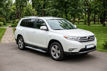 Toyota Highlander 2008–2013 Mevsim Grey bočne stopnice (2 kos, aluminij) fotografija 1