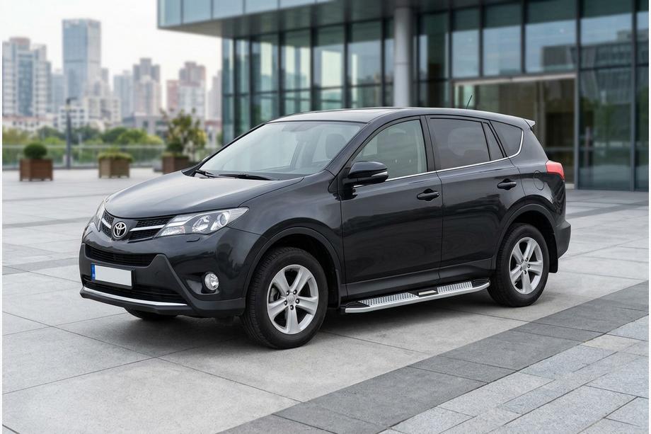 Toyota Rav 4 2013–2018 Mevsim Grey bočne stopnice (2 kos, aluminij) Fotografija 1