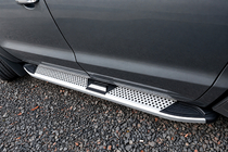 Volkswagen Amarok 2010–2022 Mevsim Grey bočne stopnice (2 kos, aluminij) fotografija 2