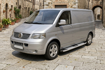 Volkswagen T5 Transporter 2003–2010 Mevsim Grey bočne stopnice (2 kos, aluminij) fotografija 1