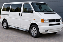 Volkswagen T4 Transporter 1990–2003 Mevsim Grey bočne stopnice (2 kos, aluminij) fotografija 1