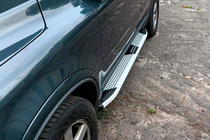 Volvo XC90 2002–2014 Mevsim Grey bočne stopnice (2 kos, aluminij) fotografija 4