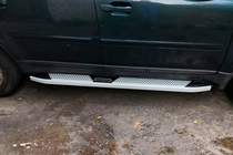 Volvo XC90 2002–2014 Mevsim Grey bočne stopnice (2 kos, aluminij) fotografija 5