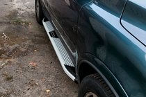Volvo XC90 2002–2014 Mevsim Grey bočne stopnice (2 kos, aluminij) fotografija 6