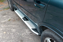 Volvo XC90 2002–2014 Mevsim Grey bočne stopnice (2 kos, aluminij) fotografija 7