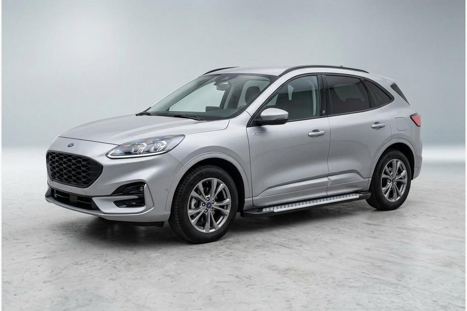 Ford Kuga/Escape 2019– Stranske stopnice Allmond Grey (2 kosa, aluminij) Image