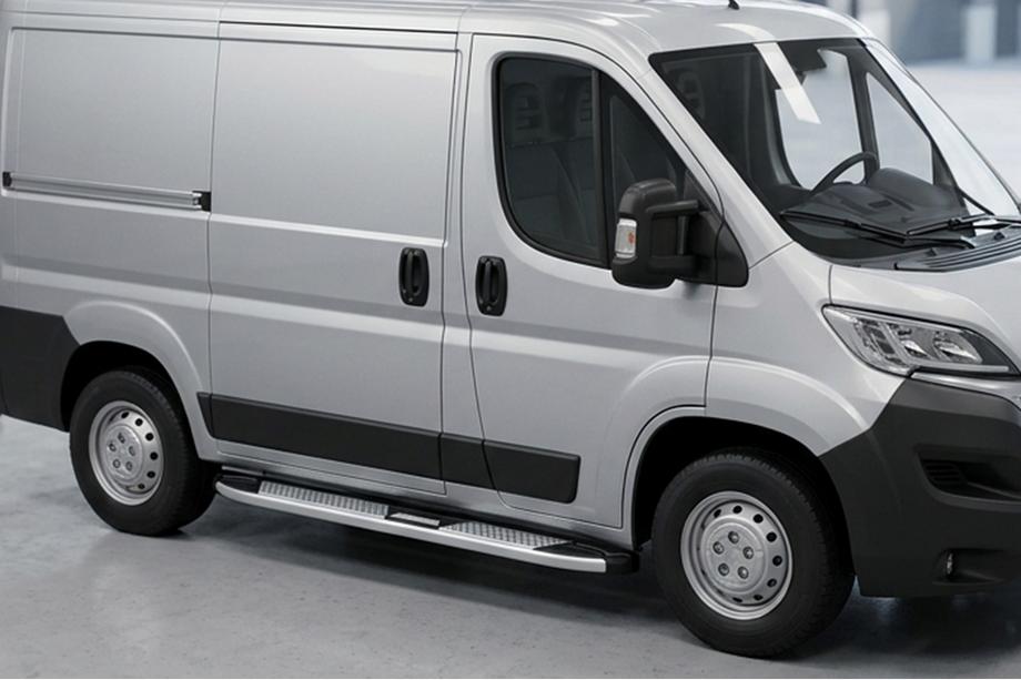 Citroen Jumper 2007–2025 Mevsim Grey bočne stopnice (2 kos, aluminij) Image