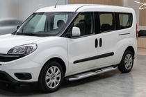 Opel Combo 2012–2018 Mevsim Grey bočne stopnice (2 kos, aluminij) fotografija 1