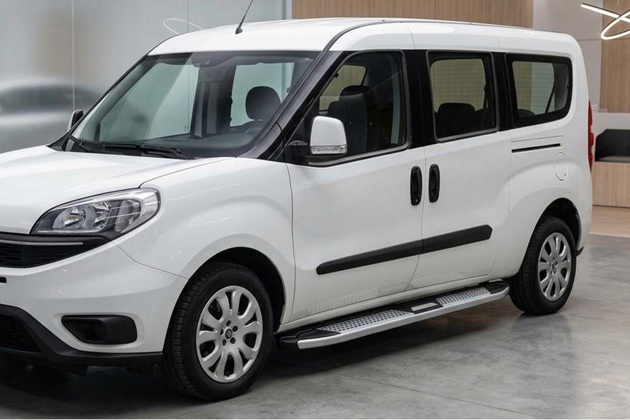 Opel Combo 2012–2018 Mevsim Grey bočne stopnice (2 kos, aluminij) Image