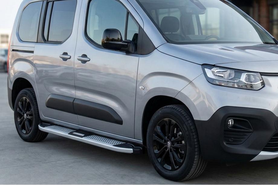 Opel Combo 2019– Mevsim Grey bočne stopnice (2 kos, aluminij) Image