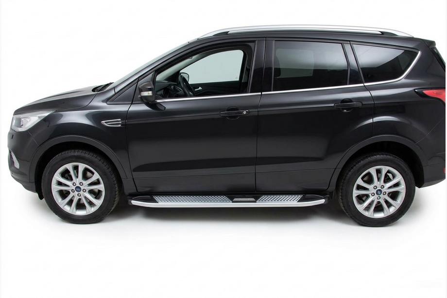 Ford Kuga/Escape 2013–2019 Mevsim Grey bočne stopnice (2 kos, aluminij) Image