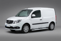 Mercedes Citan 2013–2021 Mevsim Grey bočne stopnice (2 kos, aluminij) Dolga medosna razdalja fotografija 1