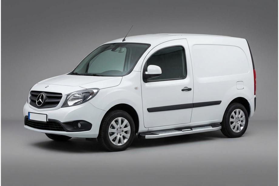 Mercedes Citan 2013–2021 Mevsim Grey bočne stopnice (2 kos, aluminij) Dolga medosna razdalja Image