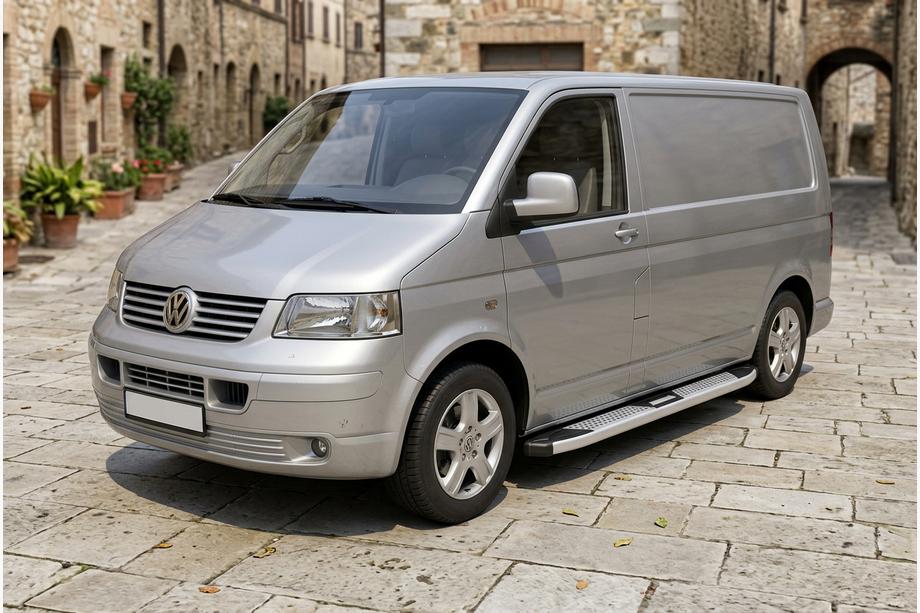 Volkswagen T5 Multivan 2003–2010 Mevsim Grey bočne stopnice (2 kos, aluminij) Image