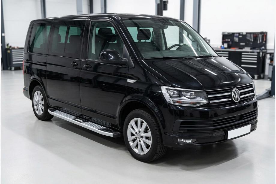 Volkswagen T6 2015–2024 Mevsim Grey bočne stopnice (2 kos, aluminij) Image