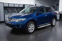 Nissan Murano 2008–2014 Mevsim Grey bočne stopnice (2 kos, aluminij) fotografija 1