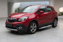 Opel Mokka 2012–2021 Mevsim Grey bočne stopnice (2 kos, aluminij) fotografija 1