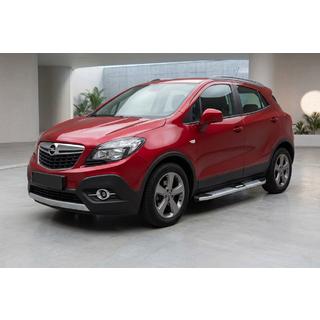 Mevsim Grey bočne stopnice (2 kos, aluminij) Opel Mokka 2012–2021 fotografija 1