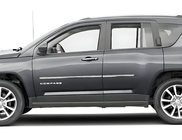 Jeep Compass 2006–2016 OmsaLine vratne letvice (nerjavno jeklo) fotografija 1