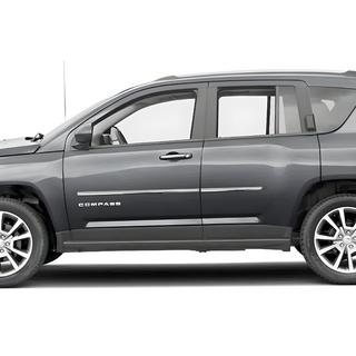 OmsaLine vratne letvice (nerjavno jeklo) Jeep Compass 2006–2016 fotografija 1