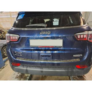 Zaščitna letev zadnjega odbijača Carmos (nerjavno jeklo) Jeep Compass 2016– fotografija 3