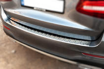 Mercedes GLC X253 2015–2022 Zaščitna letev zadnjega odbijača Carmos (2015-2019, nerjaveče jeklo) fotografija 2