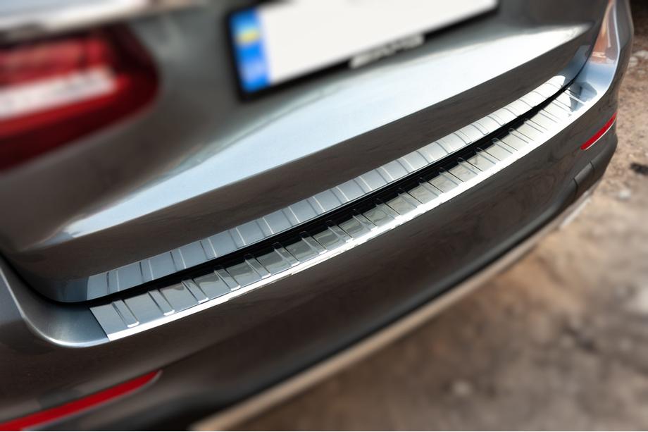 Mercedes GLC X253 2015–2022 Zaščitna letev zadnjega odbijača Carmos (2015-2019, nerjaveče jeklo) Image
