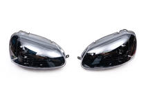 Volkswagen Golf 5 2003–2009 Sprednji žarometi z LED lučmi Black (2 kosa) fotografija 3