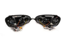 Volkswagen Golf 5 2003–2009 Sprednji žarometi z LED lučmi Black (2 kosa) fotografija 5