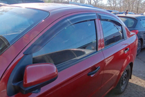 Chevrolet Aveo T200 2002–2008 Deflektorji oken SD (4 kosi, HIC) fotografija 1